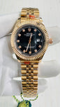 Lor Copper Chain Black Stud Dial Men's Watch 989779