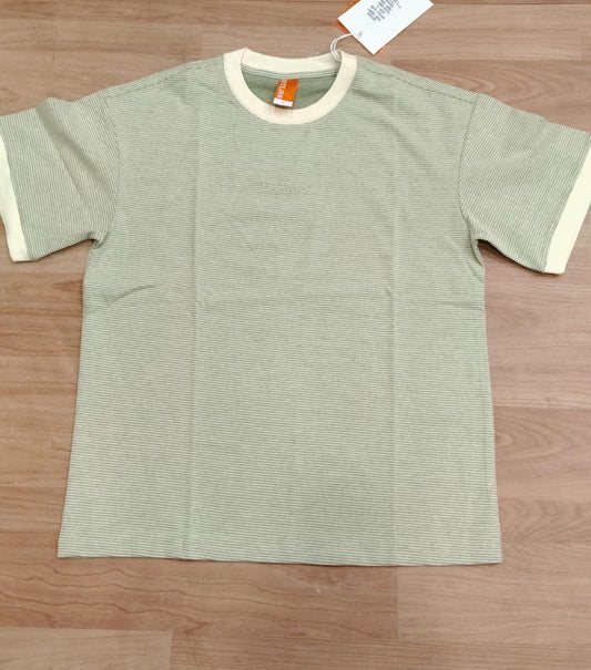 OUTLIER Green Colour Team’s Print Premium Quality Round Neck T-Shirt OL 490