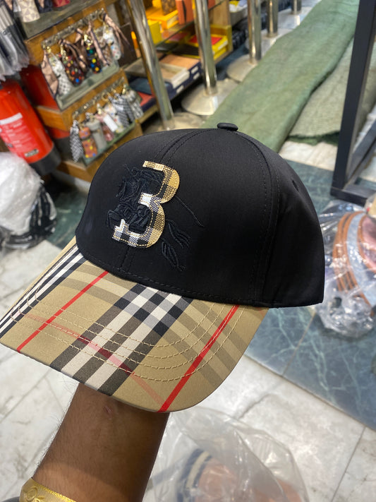 RUB BUR Beige Black Imported Unisex Cap 988590