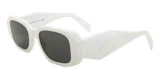 Arp White Frame Black Shade Premium Quality Unisex Sunglass SPR17W 49 21 142 5SO 145 3N