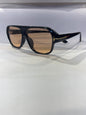 Mot Black Frame Brown Shade Unisex Sunglass ZS98218 C2 58 18 143