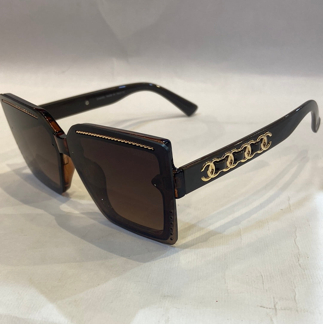 AHC Brown Frame Brown Shade Sunglasses GD8026 63 14-143