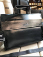 NOM MON Black Colour With Multiple Zipper Laptop Bag 3301-9A