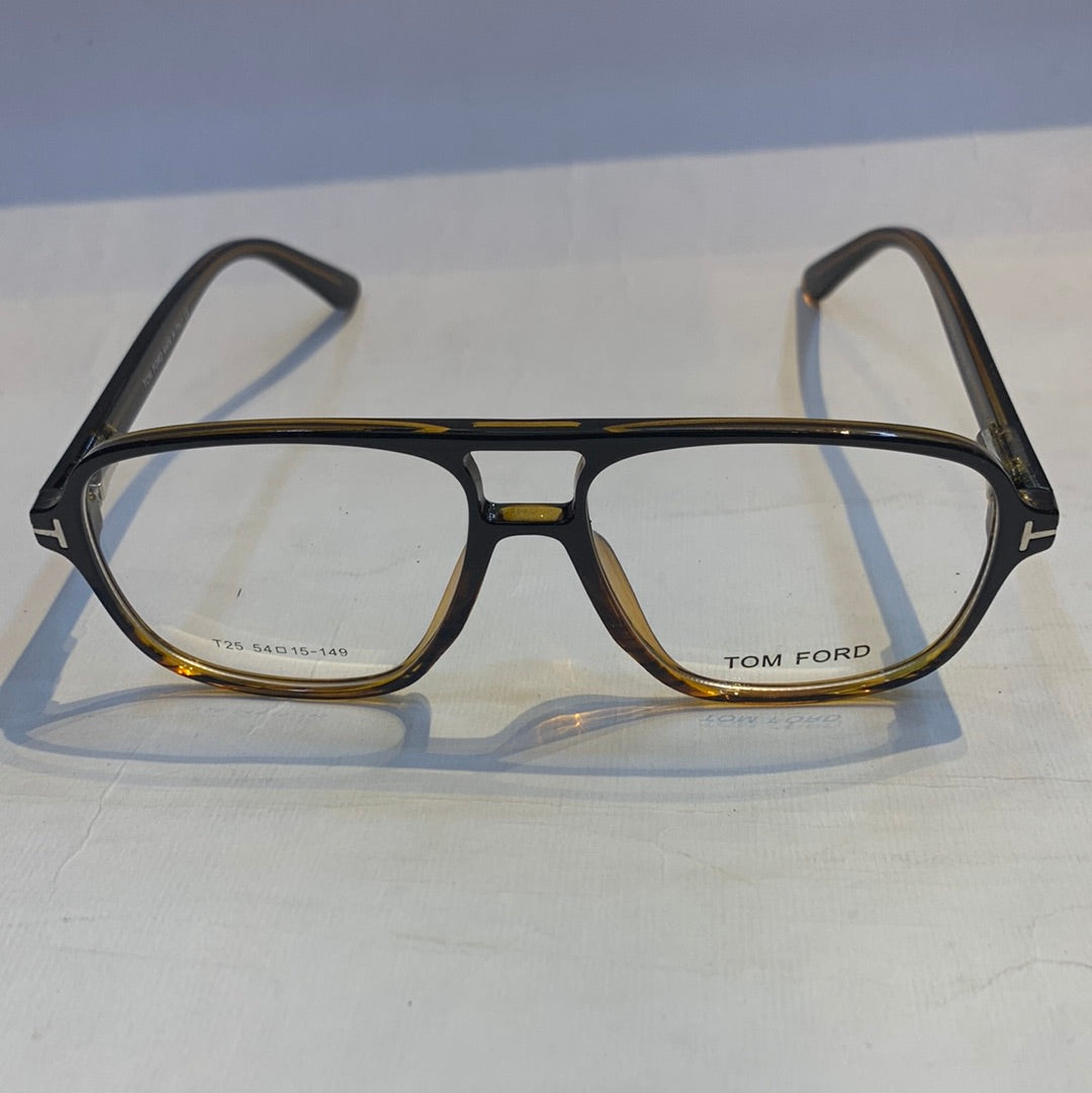 MOT Leopard Print Frame Transparent Shade Sunglass T25 54 15-149