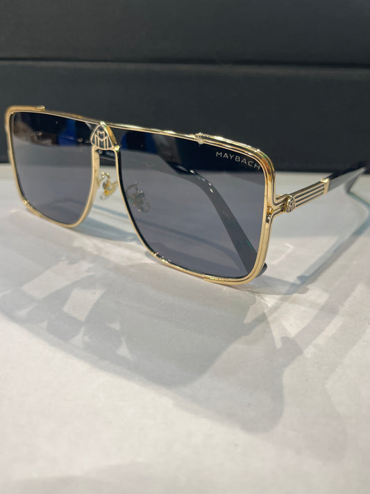 Yam Gold Frame Black Shade Unisex Sunglass GZ1295 56 18 140