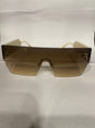 NEF Golden Stike Frame Brown Shade Unisex Sunglasses F35111 58 20 145