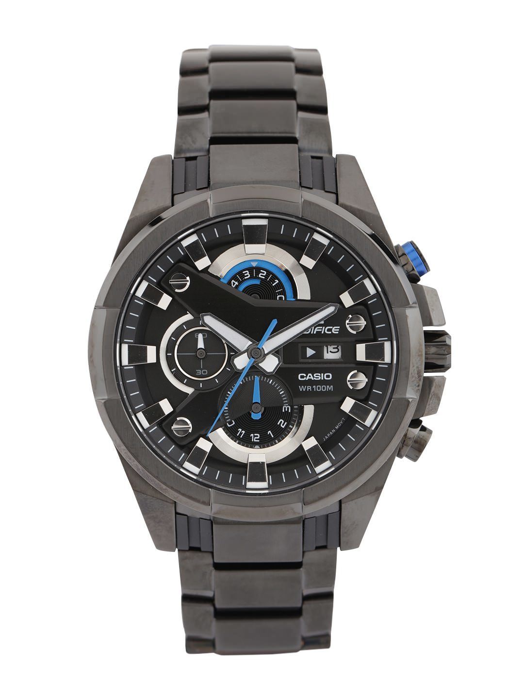 IDE Black Chain Black Dial Chrono Men’s Watch 991462