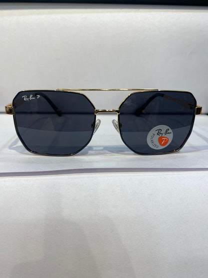 YAR RAY RB Copper Frame Black Shade Unisex Sunglass 58421 58 16 145 C3