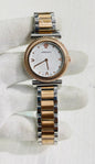 REV VER Silevr Copper Chain White Dial Ladies Watch 989581