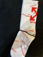 White Red Colour Imported Unisex Socks 987745