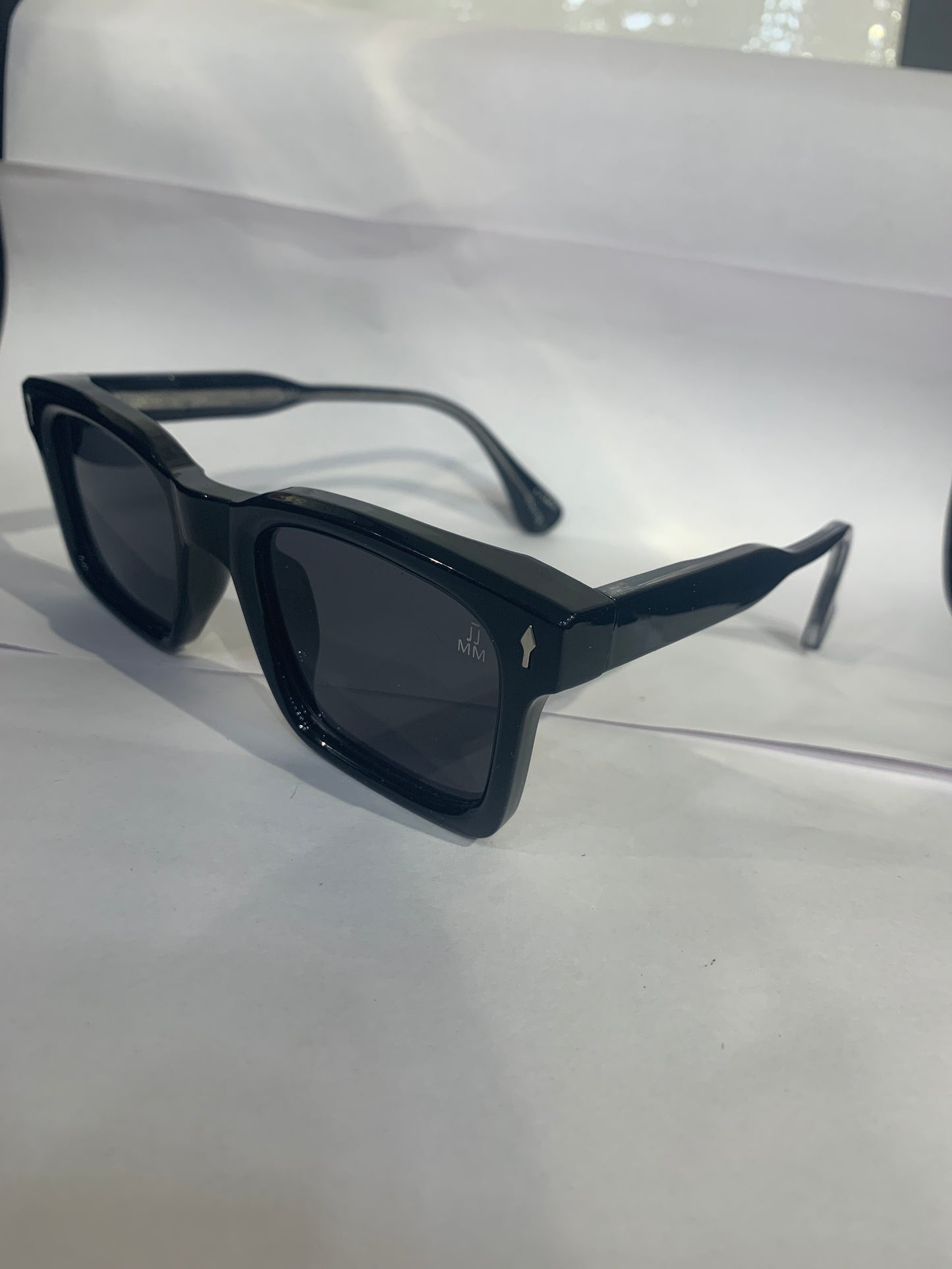 CAJ Black Frame Black Shade Unisex Sunglasses KZ1048 54 17 140
