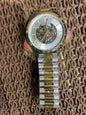 TIC CIT Silver Golden Chain Golden Ring White Dial Automatic Men’s Watch 990960