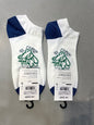 Yplrf White Blue Colour Bear Print Premium Quality Ankle Socks 991265