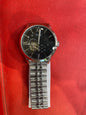 SOF FOS Silver Chain With Black Dial Automatic Premium Mens Watch 990500