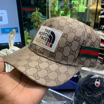 Cug White Cap Green Red Stripes Gg Embroidery 300169