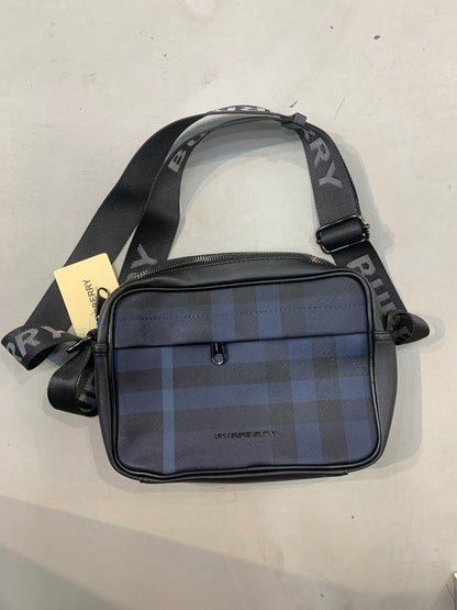 RUB BUR Check Print Unisex Side Sling Bag B10819#