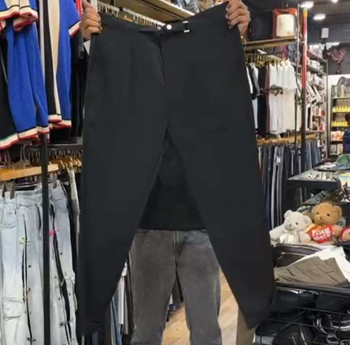 J.Jn Black Colour Imported Korean Trouser J060