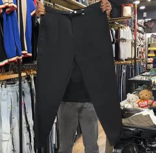 J.Jn Black Colour Imported Korean Trouser J060