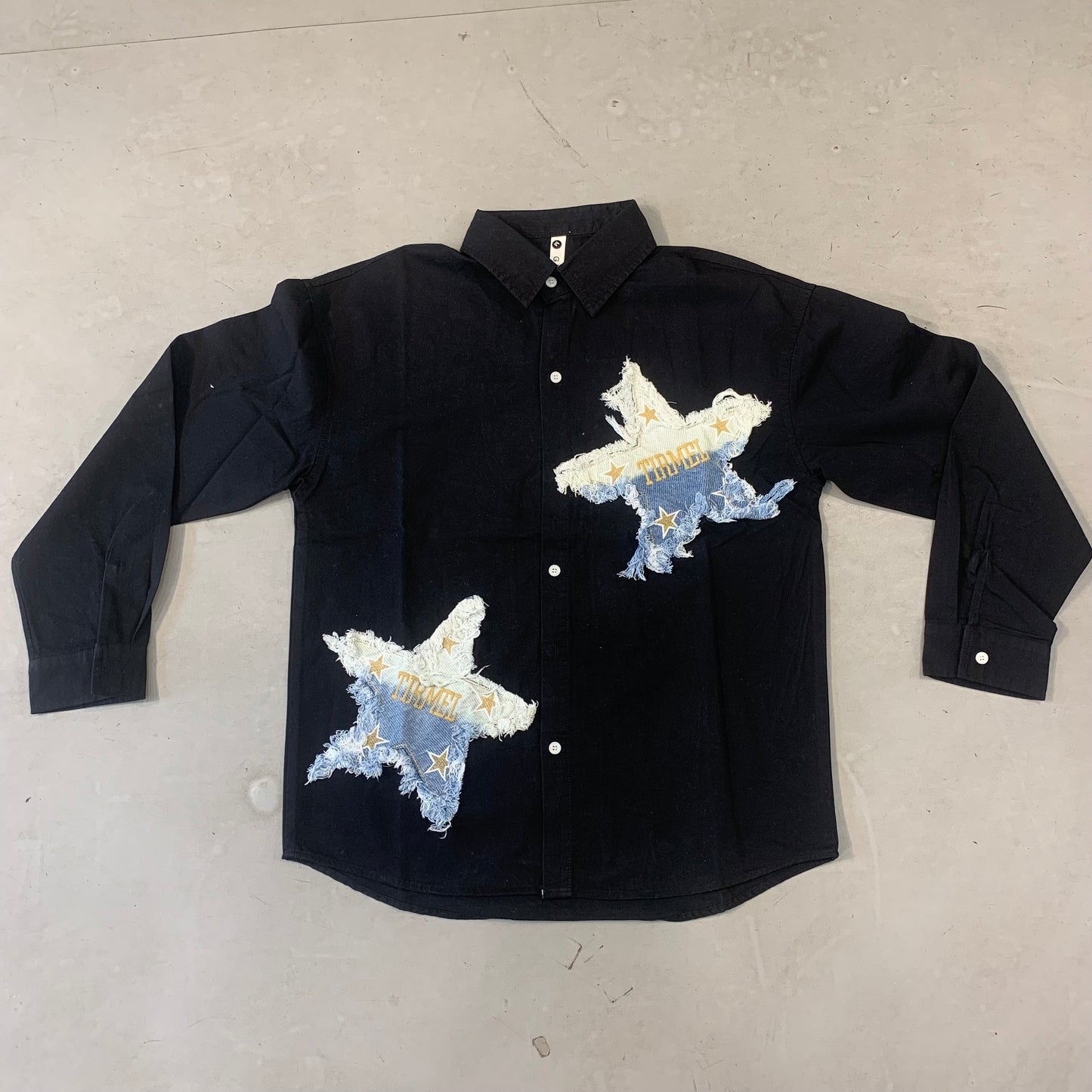 G.N TIRMEL Black Colour Imported Oversized Unisex Shirt 2637