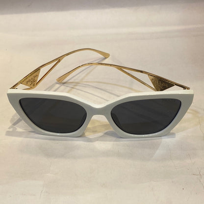ARP White Frame Golden Stick Black Shade Sunglass 8286 53 15-149