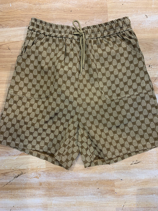 LAB Beige Premium Quality Unisex Shorts 989426