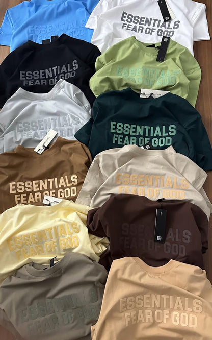 SSE Cream Colour With Front Print Premium Quality Drop Shoulder Tshirt 77724