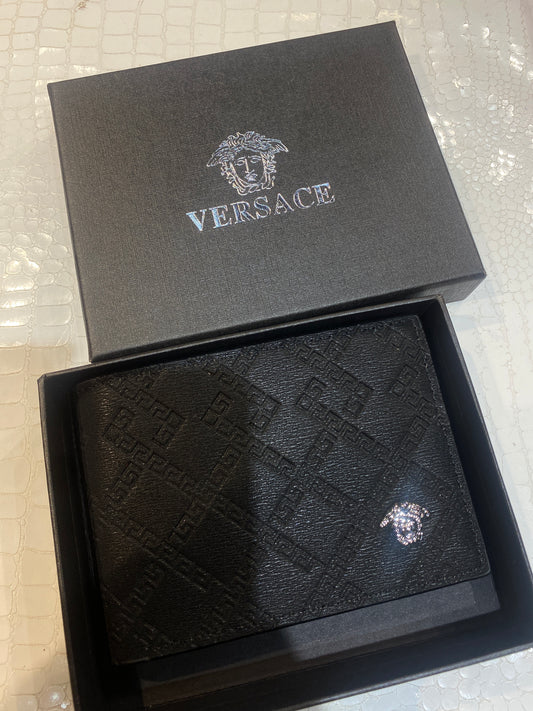 REV VER Black colour With Sliver Logo Imported Men Wallet 988037