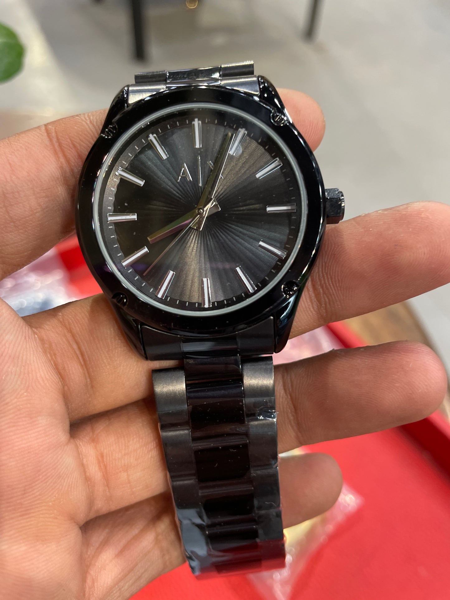 MRA X Black Chain Black Dial Mens Premium Watch 99506