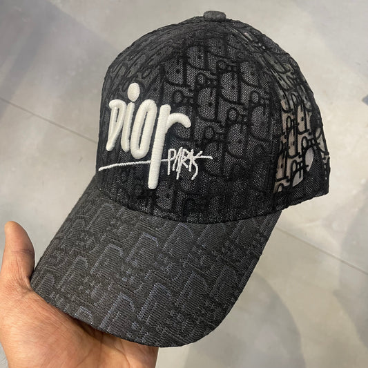 OID DIO Black Blue Colour White  Embroidery Half Net Imported China Cap 990264