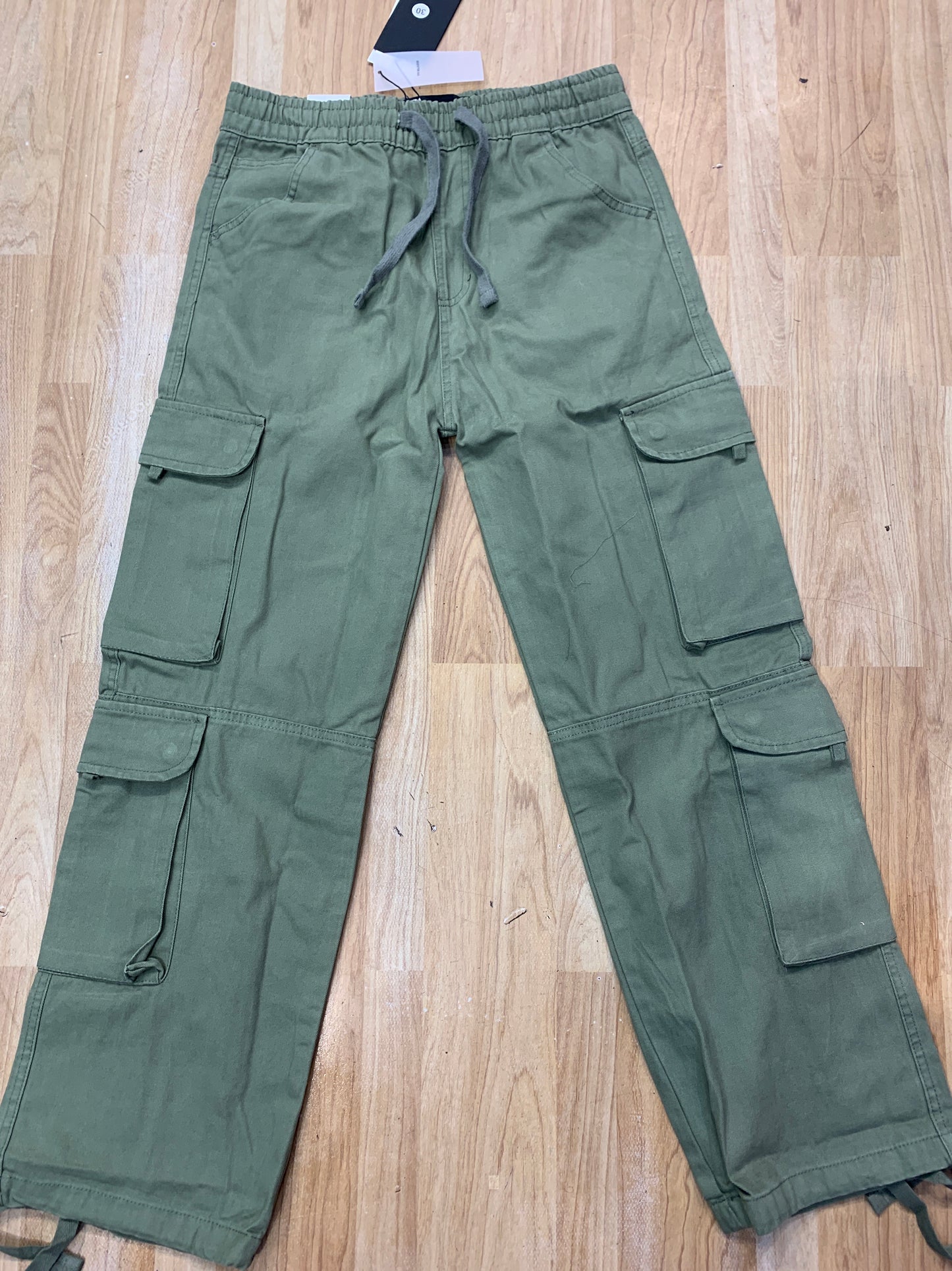 RAZ Cargo Green Colour Six Pocket Straight Fit H9057