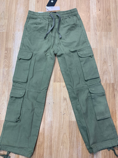 RAZ Cargo Green Colour Six Pocket Straight Fit H9057