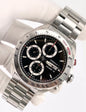 GAT Black Dial Silver Chain Japanese All Chrono Date Working Men’s Watch 990718
