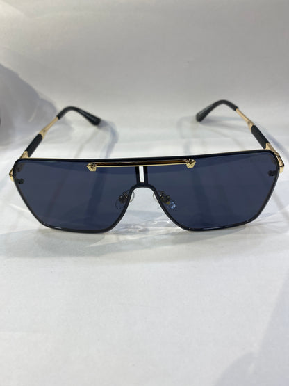 REV Golden Black Frame Black Shade Unisex Sunglass VE524/S C4 60 14 142