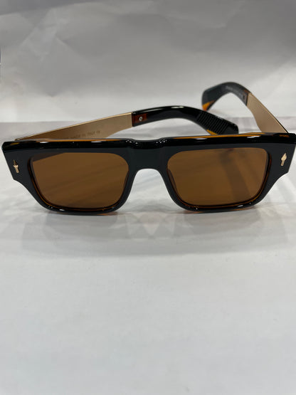 SOM Brown Frame Brown Shade Unisex Sunglasses ZS98355 52 17 143