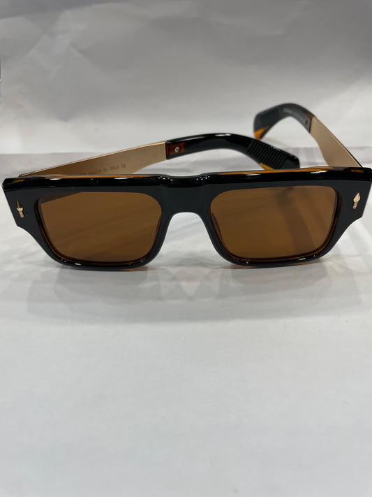 SOM Brown Frame Brown Shade Unisex Sunglasses ZS98355 52 17 143