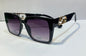 NEF Black Frame Purple Shade Unisex Sunglasses 9542 66 15 142