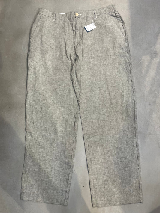 Hollister Green Colour Regular Fit Premium Quality Unisex Linen Pant 990474