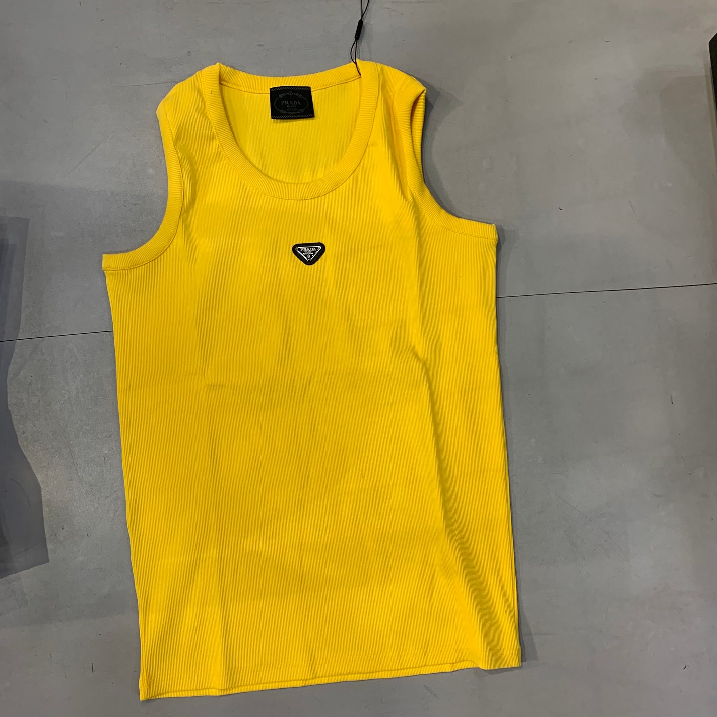 ARP PRA Yellow Colour Metal Patch Unisex Tank Top 989809