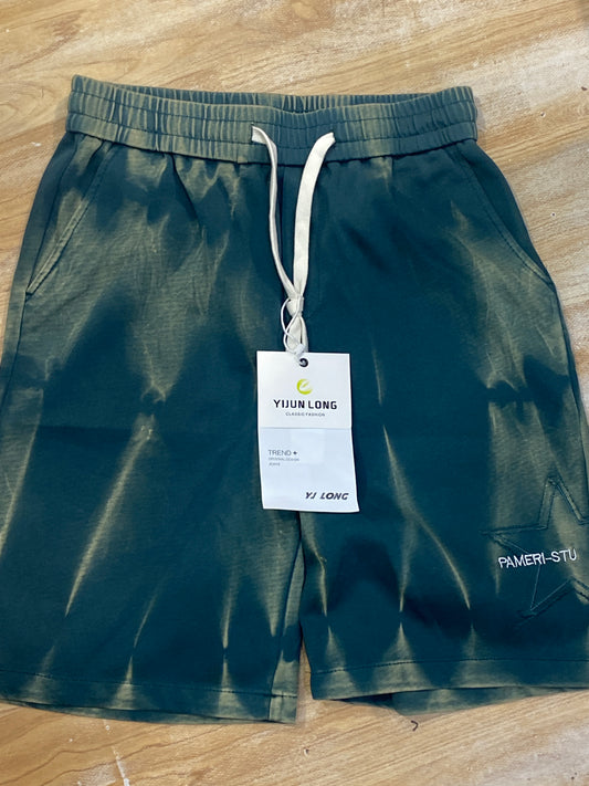 SZY Green Yellow Shed 4 Pocket Premium Quality Unisex Shorts 952