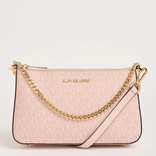 CIM MK Print Pink Colour With Golden Chain Premium Quality Ladies Sling Bag 60033