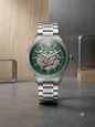 SOF FOS Silver Chain Green Dial Automatic Men’s Watch 991454