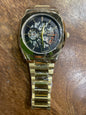 SOF FOS Golden Chain Black Dial Premium Quality Automatic Men’s Watch 991130