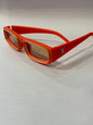 Uol Orange Frame Black Shade Unisex Sunglass 61905422-145