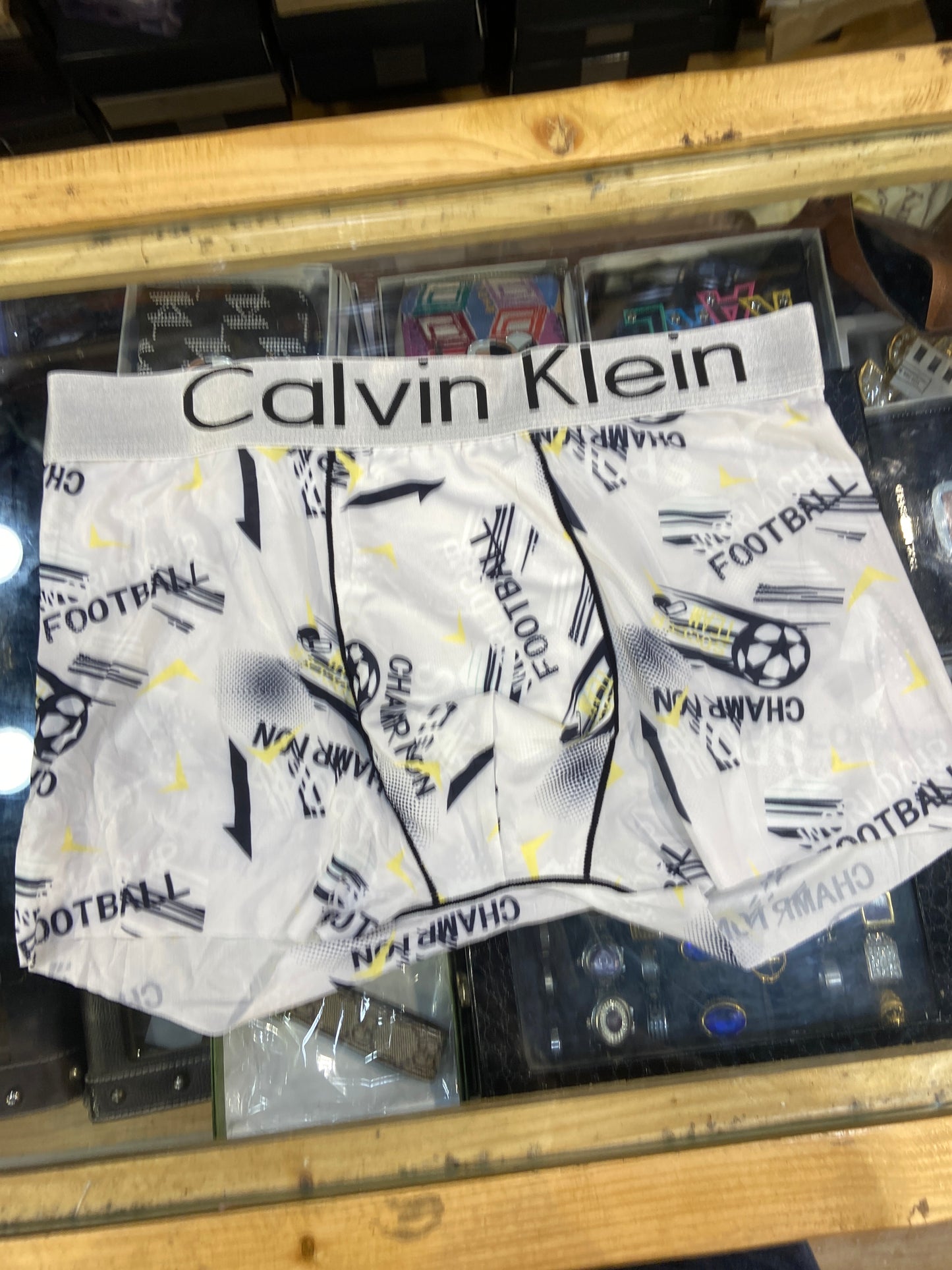 LAC CAL White Football Printed Premium Quality Imported Men’s Trunk 989254