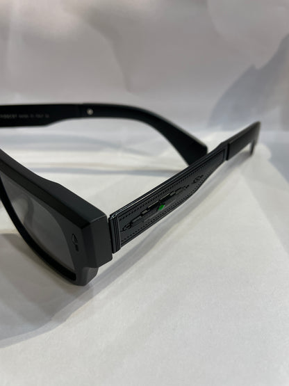 SOM Mate Black Frame Black Shade Unisex Sunglasses ZS98159 54 17-143