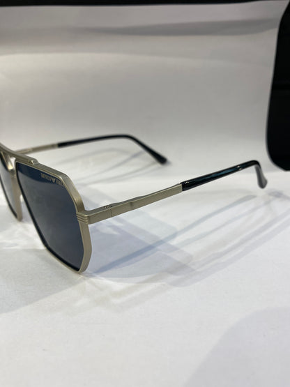 MRA  Matte Silver Frame Black   Shade Unisex Sunglass MJ 510 57 14 147