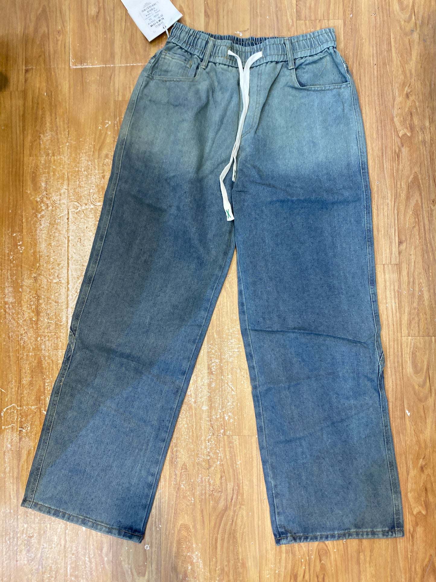 Nice 1892 Blue Faded Colour  Baggy Fit Unisex Jogger Pant 7067