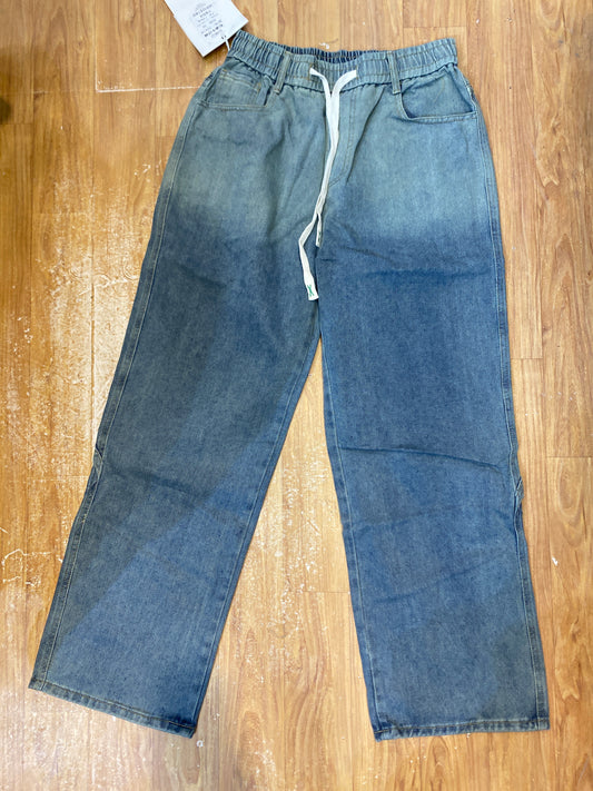 Nice 1892 Blue Faded Colour  Baggy Fit Unisex Jogger Pant 7067