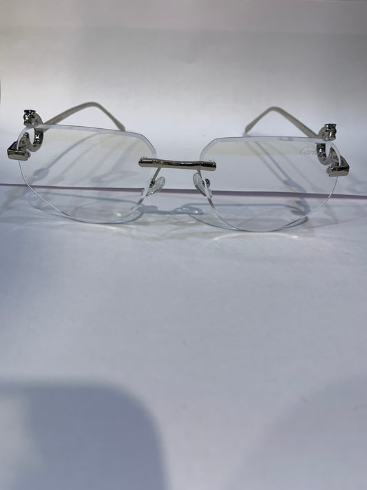 RAC Frameless Trancy Shade Silver Stick Unisex Sunglasses SUN805