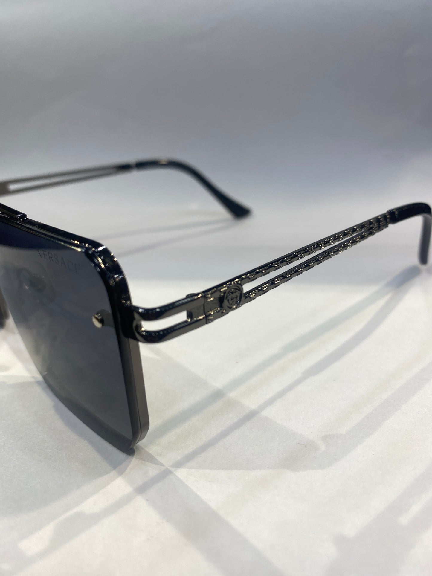 REV VER Black Frame Black Shade Unisex Sunglass CF58427 62 15 145